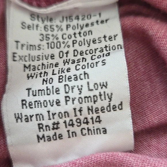 Johnny Was Embroidered Top Size M - Picture 6 of 7